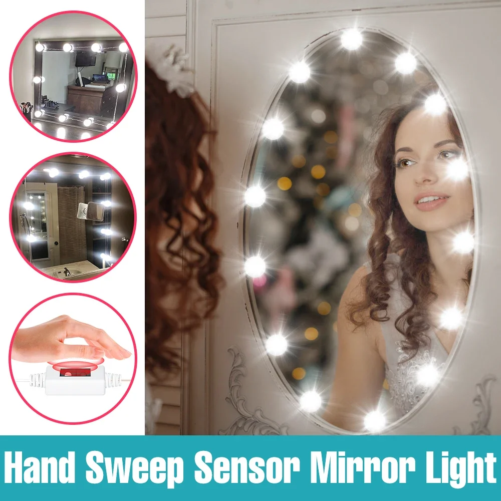 LEDレディビューティーメイクアップライトUSBハンドスイー - Beauty Makeup Women のレビューと価格