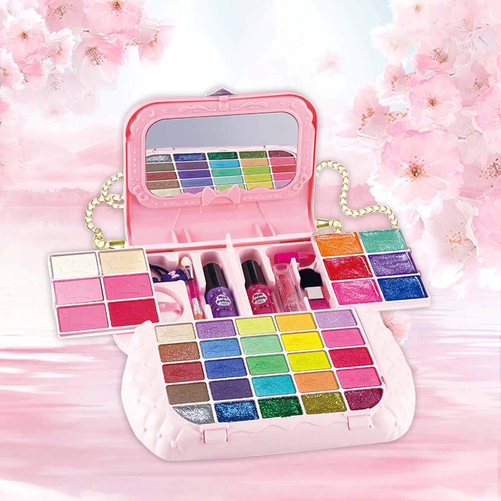 水で洗い流せる、ごっこ遊び用メイクアップセット。3歳から7歳 - Beauty Makeup Vanity Set のレビューと価格