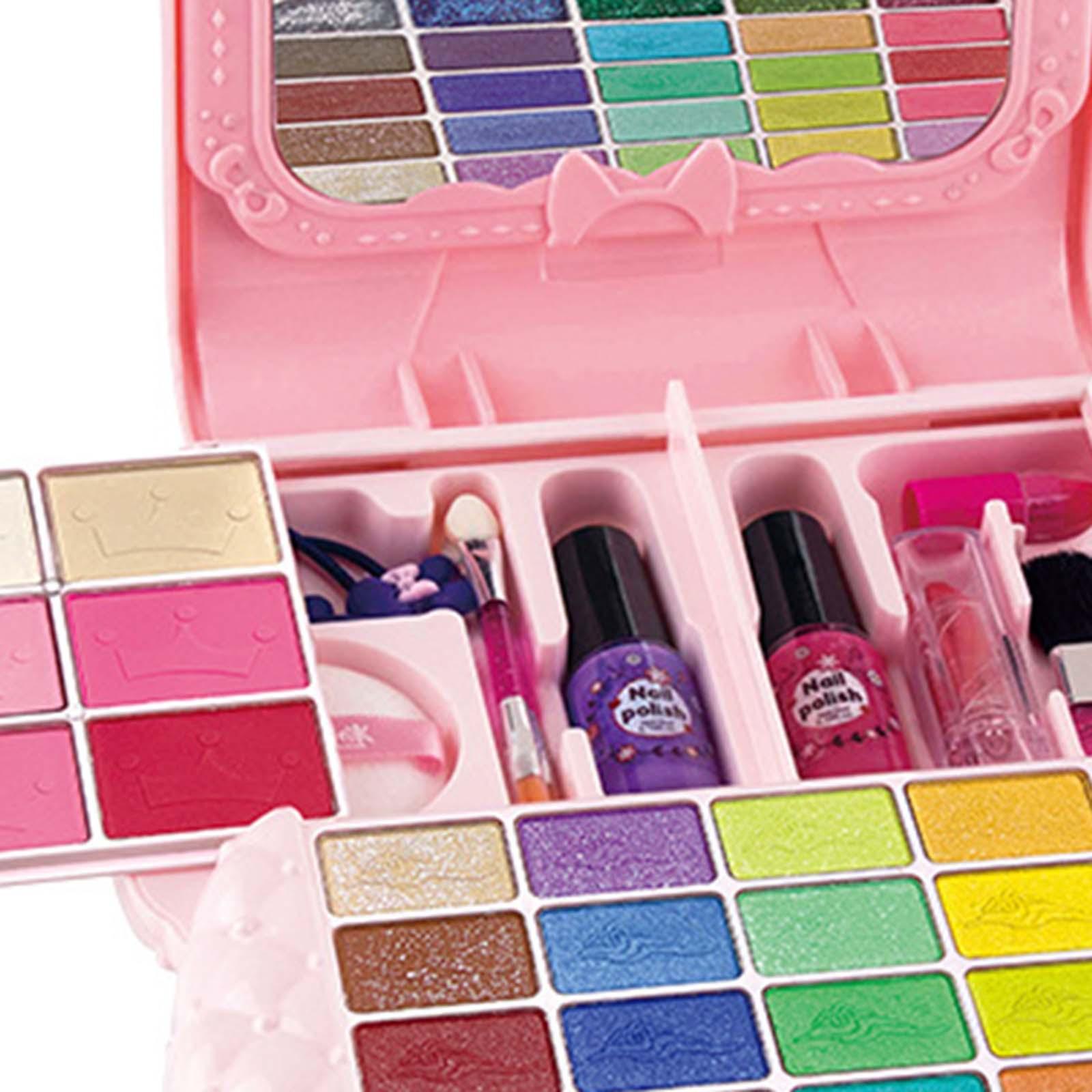 水で洗い流せる、ごっこ遊び用メイクアップセット。3歳から7歳 - Beauty Makeup Vanity Set のレビューと価格