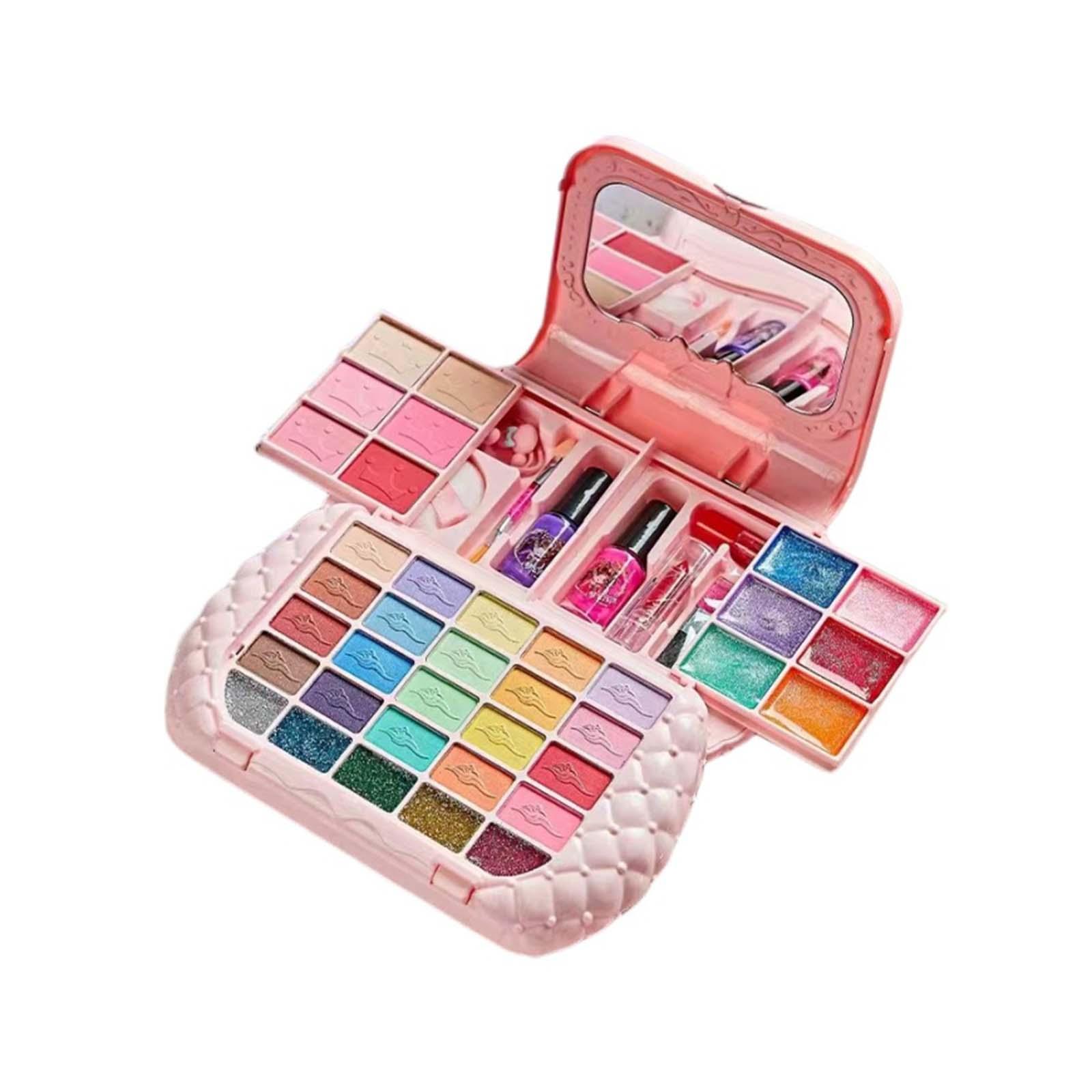 水で洗い流せる、ごっこ遊び用メイクアップセット。3歳から7歳 - Beauty Makeup Vanity Set のレビューと価格