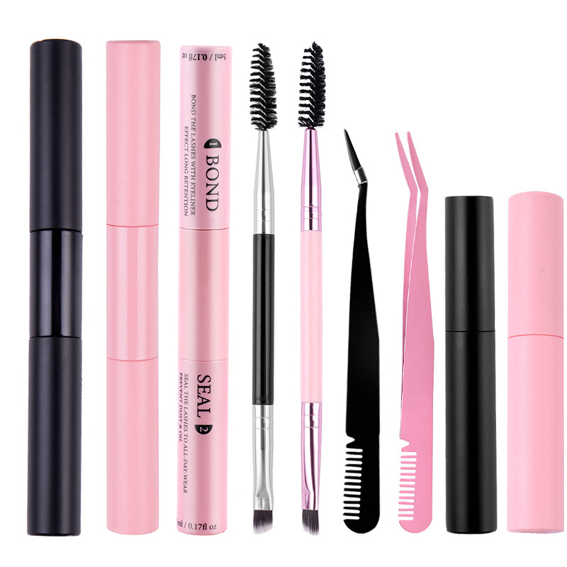 両端が使えるまつげ接着剤＆シーラー DIYまつげ束用 長持ち - Waterproof Mascara Wand のレビューと価格