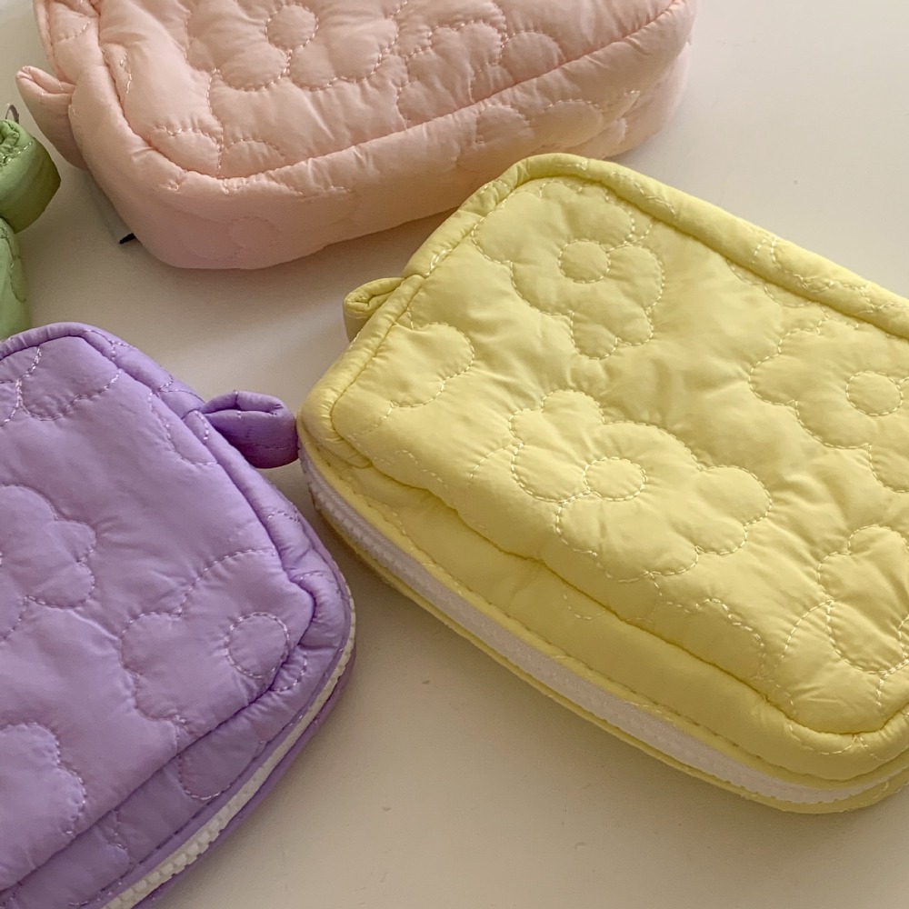 女性のための綿の化粧ポーチ,韓国のファッション,キルティング - Beauty Makeup Women のレビューと価格