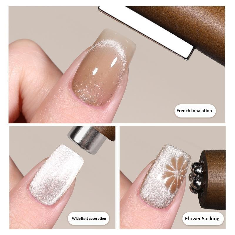 3-in-1 キャットアイネイルマグネットワンド 木製ハンド - Contour Palette Stick のレビューと価格